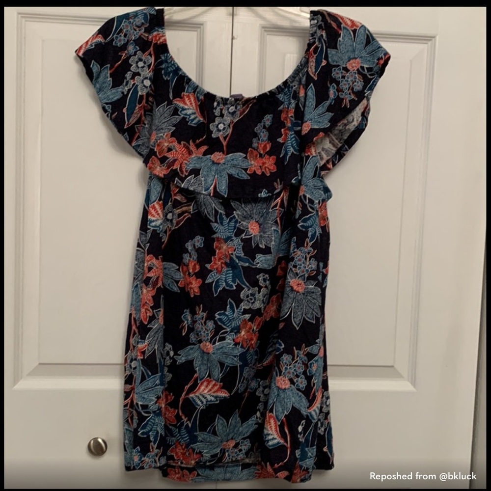J. Jill Black Floral Top